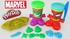 Play Doh Marvel Can Heads Spider Man and Green Goblin