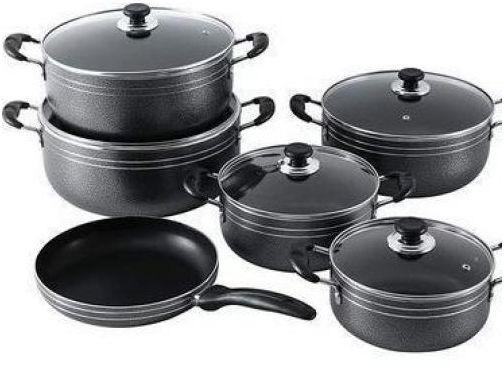 TC Classic Heavy Duty 11 Pieces Non Stick Cooking Pots And Pan