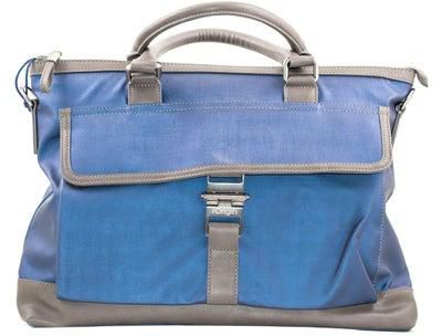Slim Laptop Messenger Shoulder Bag For 13-Inch Laptops Blue