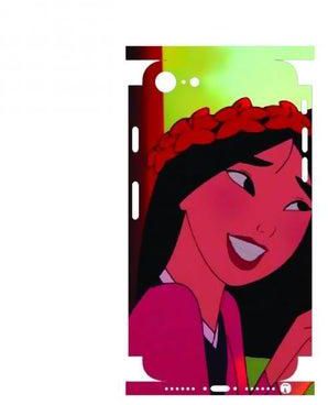 Printed Back Phone Sticker With The Edges for iphone 7 Plus Animation Mulan By Disney