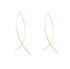 Elegant Lady Fish Shaped Earrings Fashion Ear Line - Black