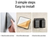 4PCS Mobile Phone Wall Mount Holders Self-Adhesive Remote