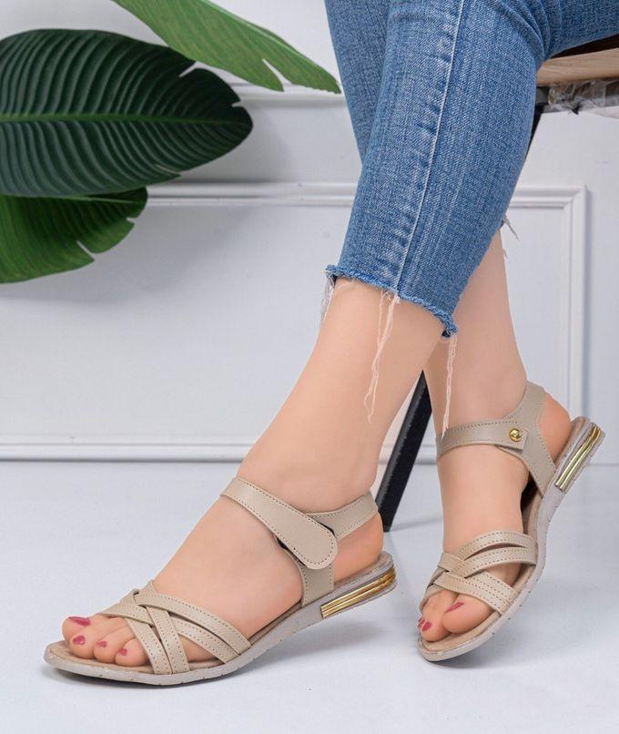 Flat Sandals - Beige