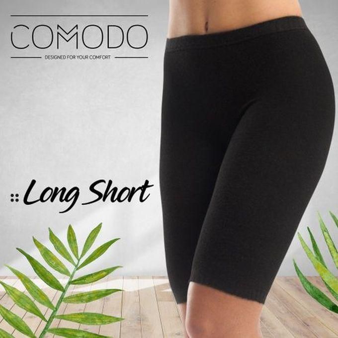 Comodo Long Shorts Cotton - Black