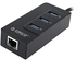 Orico USB 3.0 HUB With RJ45 Ethernet Converter Gigabit - Black