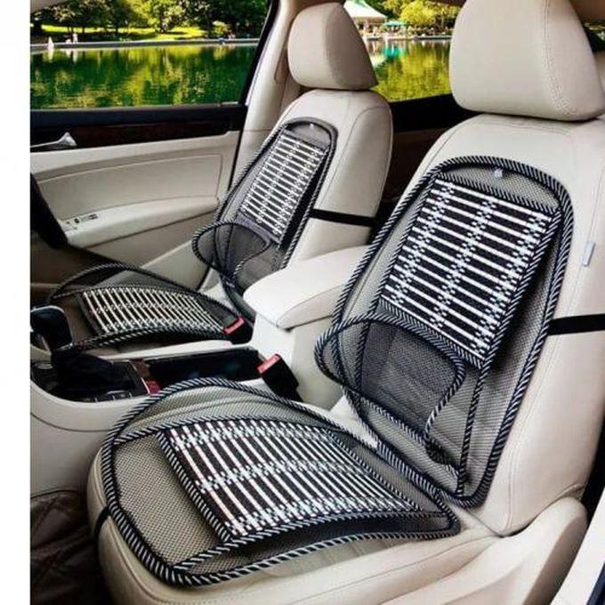 Car Seat Office Chair Bamboo Chip Cover Cushion - 2 Pcs