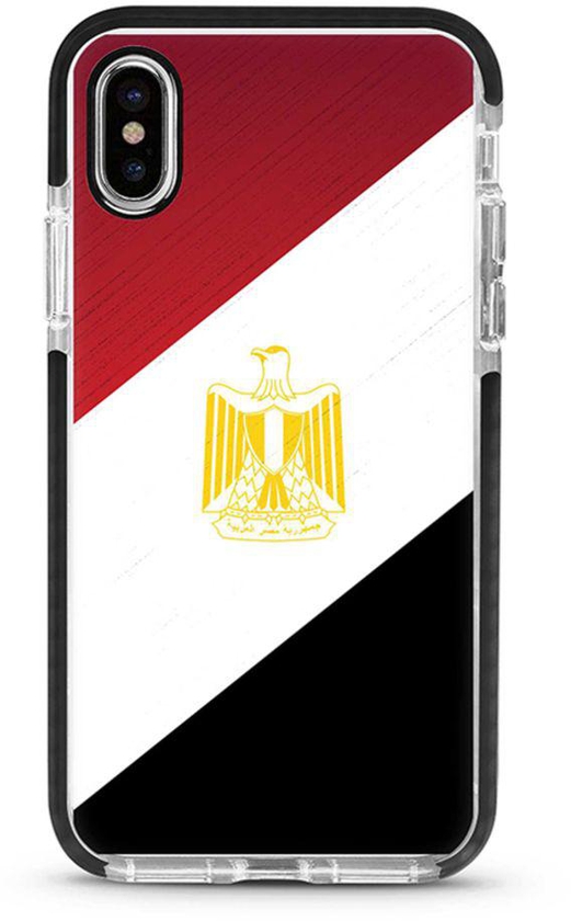 Protective Case Cover For Apple iPhone X/XS Flag Of Egypt Full Print