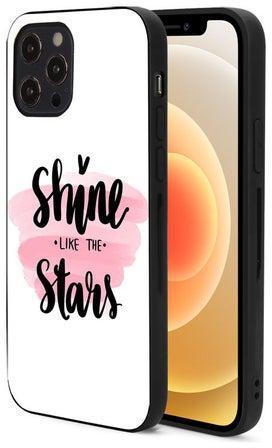 Protective Case Cover For Apple iPhone 12 Pro Shine Like The Stars 6cm Multicolor