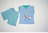 Andora Printed Girls Kit (T-Shirt+Short) - Blue Sky