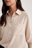 Defacto Woman Regular Fit Shirt Neck Woven Long Sleeve Shirt
