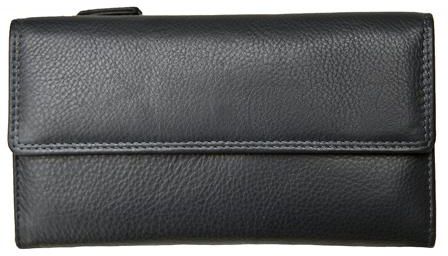 Rossi Milano 2318 Leather Ladies Wallet Black