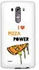 Stylizedd LG G4 Premium Slim Snap case cover Matte Finish - I love Pizza - White