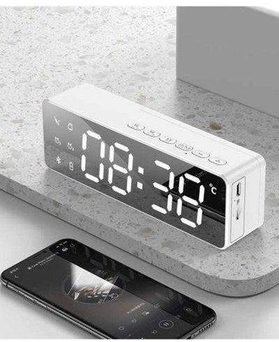 LED Digital Alarm Clock with Bluetooth Speaker