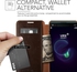 VRS Design LG V20 Dandy Layered Wallet cover / case - Brown / Dark Brown