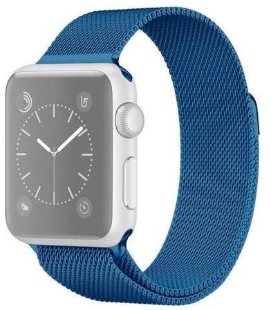 Replacement Wrist Strap For Apple Watch Series SE/6/5/4 44mm And 3/2/1 42mm Blue