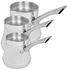 Set of 3 Pcs Coffe Pot, Silver_ with two years guarantee of satisfaction and quality