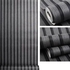 Exotic Wallpapers Adore Decor WPC Fluted Panel 3D Effect Wallpaper - Black