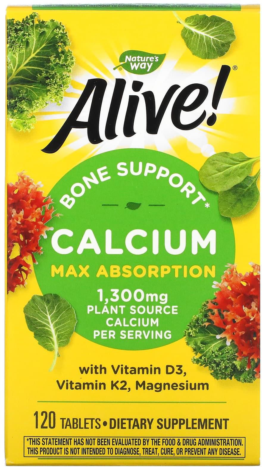 ناتشرز واي‏, !Alive الكالسيوم، تركيبة العظام، 120 قرص