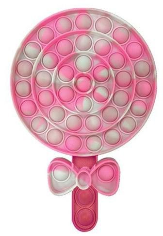 Prime Pop it Lollipop Shaped Bubble fidget stress relief toy for kids and adults