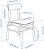 NORDEN / RÖNNINGE Table and 2 chairs - birch/birch 26/89/152 cm