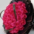 50 Dark Pink Roses Bouquet