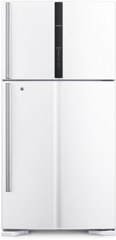 Hitachi 510 Liters Double Door Refrigerator - White - R-V675PS3K PWH