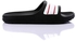 Activ Slip On Men Sliding Slippers With Logo On Top - Black & White