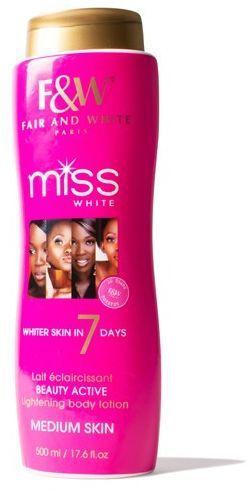 Fair & White Miss White, Skin Brightening Body Lotion 400 Ml