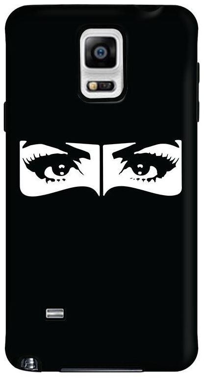 Stylizedd Samsung Galaxy Note 4 Premium Dual Layer Tough case cover Matte Finish - Naqabi Eyes