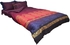 Golden Paisalay Queen Comforter S/ 6 Pcs - Maroon