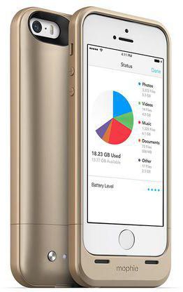Mophie Space Pack For iPhone 5s / 5 - Gold
