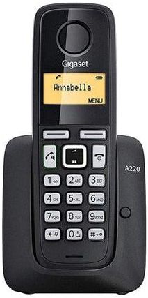 هاتف رقمي لاسلكي للمنزل والمكتب والفنادق A220 أسود
