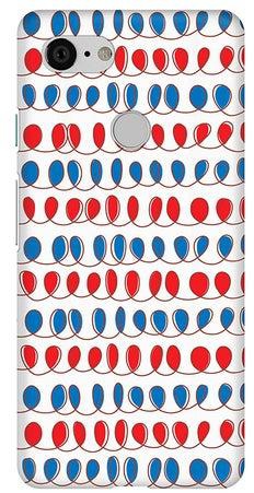 Matte Finish Slim Snap Basic Case Cover For Google Pixel 3 Cursive Bubbles