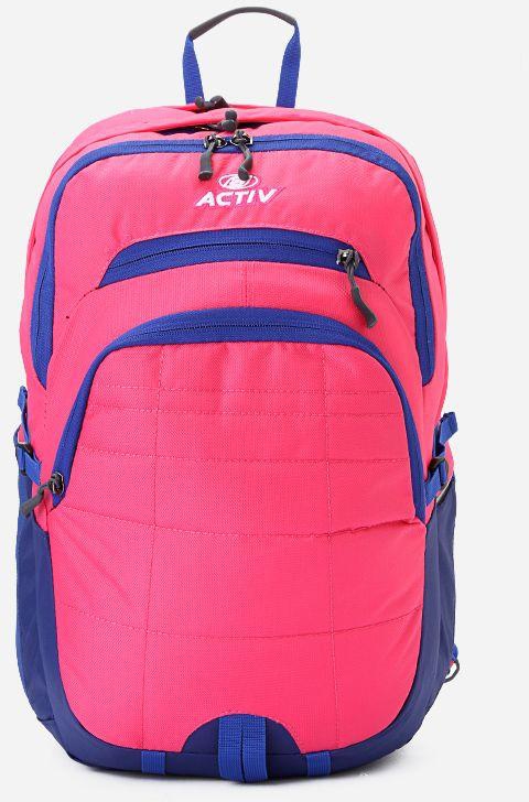 Activ Casual Solid Backpack - Fuchsia