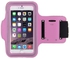 For iPhone 6 6S Sports Waterproof Jogging Gym Fitness Running Armband Arm Holder Case Cover Pink Color