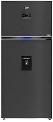 Stainless Steel Freestanding Digital 2 Doors Dispenser Refrigerator - 650 L, RDNE650E60ZXR, Dark Grey