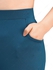Plus Size Floral Laser Cut Pockets Pants - M | Us 10