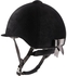 Decathlon 140 Velvet Horse Riding Helmet - Black