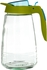 Renga 111416 Glass Jug  1.5 Liter - Clear Green