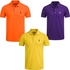 T-shirts Men's Deer Embroidery Polo Shirts (Pack Of 3)-Multi