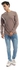 Ravin Men's Long Sleeves Buttoned T-shirt - Coffee