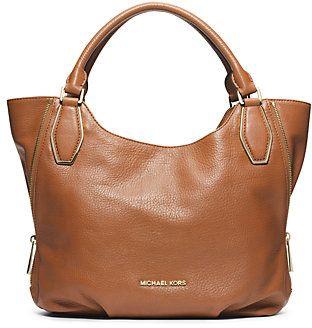 Michael Kors 30F4GVNE2L Shoulder Bag for Women - Brown, Leather