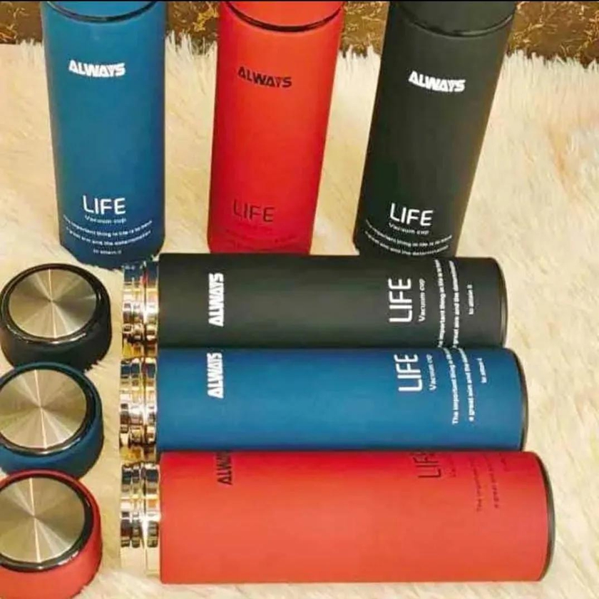 Always Stainless Steel Silver Thermos Flask Jug - 500ml .