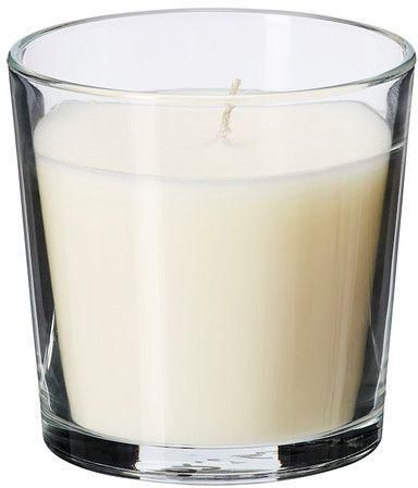 Vanilla Pleasure Scented Candle In Glass - Natural [CDL0093]