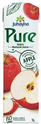 Juhayna Pure Apple Juice - 1l