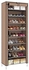 Shoe rack, shoe cabinet organizer brown