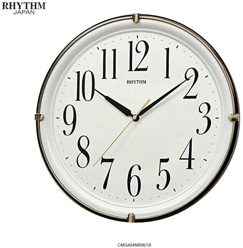 Rhythm CMG404 Wall Clock 100% Original &amp; New (2 Colors)