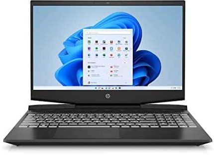 HP Pavilion Gaming Laptop 15-dk2087ne - 11th Intel Core i5-11300H, 8GB RAM, 1TB HDD + 256GB SSD, NVIDIA GeForce GTX 1650 4GB GDDR6 Graphics, 15.6" FHD (1920 x 1080) IPS 144 Hz, Dos - black
