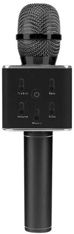 Q7 Wireless Karaoke Microphone Black/Silver