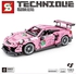 SY Sheng Yuan 0003 SY0003 911 GT3RX Sport Car Pink Building Bricks